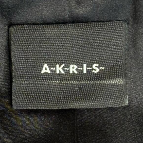 Akris Silk Textured Print Zip Front Blazer Size 14 US 46 FR - Picture 5 of 12